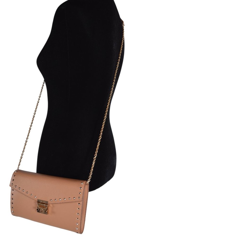 MCM Studded Patricia Chain on Wallet Bag - Picture 6 of 10